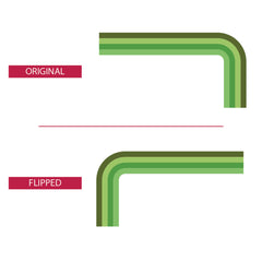 Green Colorblock Arch Wall Decal: Modern Home Decor