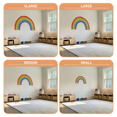 Kids Room Rainbow Wall Decal: Vibrant Baby Decor