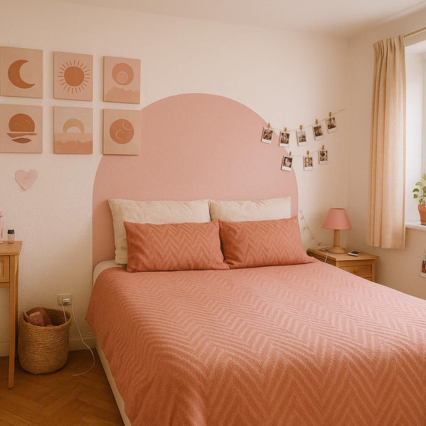 Lilac Arch Wall Decal: Easy-Apply Headboard Art