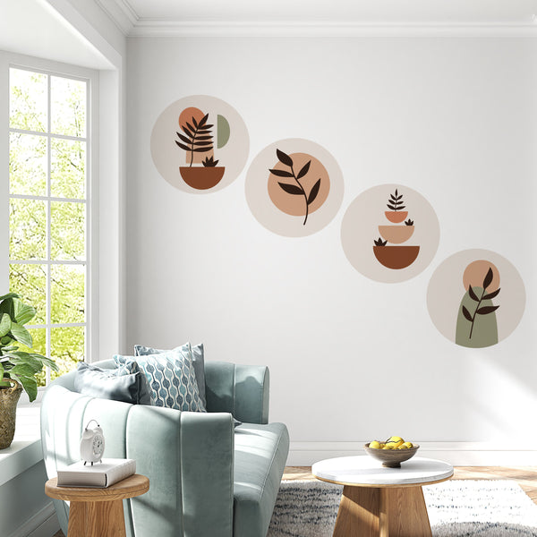 Line Mountain Wall Decal, Removable Wall Decal, Boho Landscape Wall Decal, Boho Headboard, Arch Landspace Wall Decal, Abstract Wall Decal