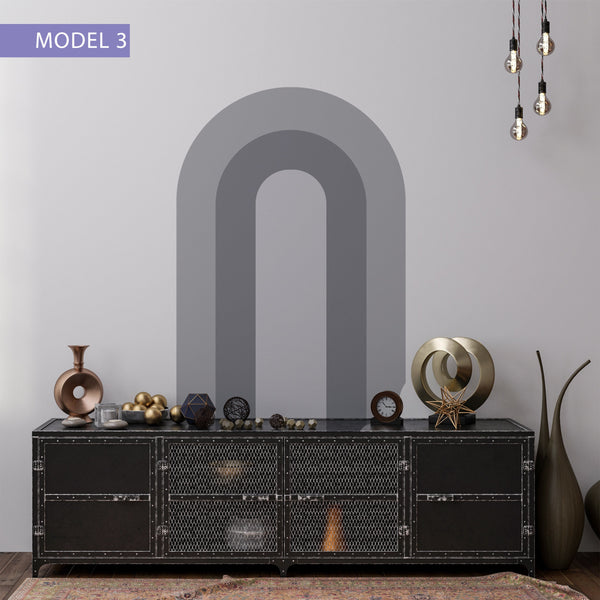 Mid Century Arch Wall Decal: Boho Removable Wall Sticker