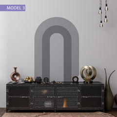 Mid Century Arch Wall Decal: Boho Removable Wall Sticker