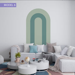 Mid Century Arch Wall Decal: Boho Removable Wall Sticker