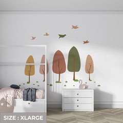 Colorful Trees Wall Decal
