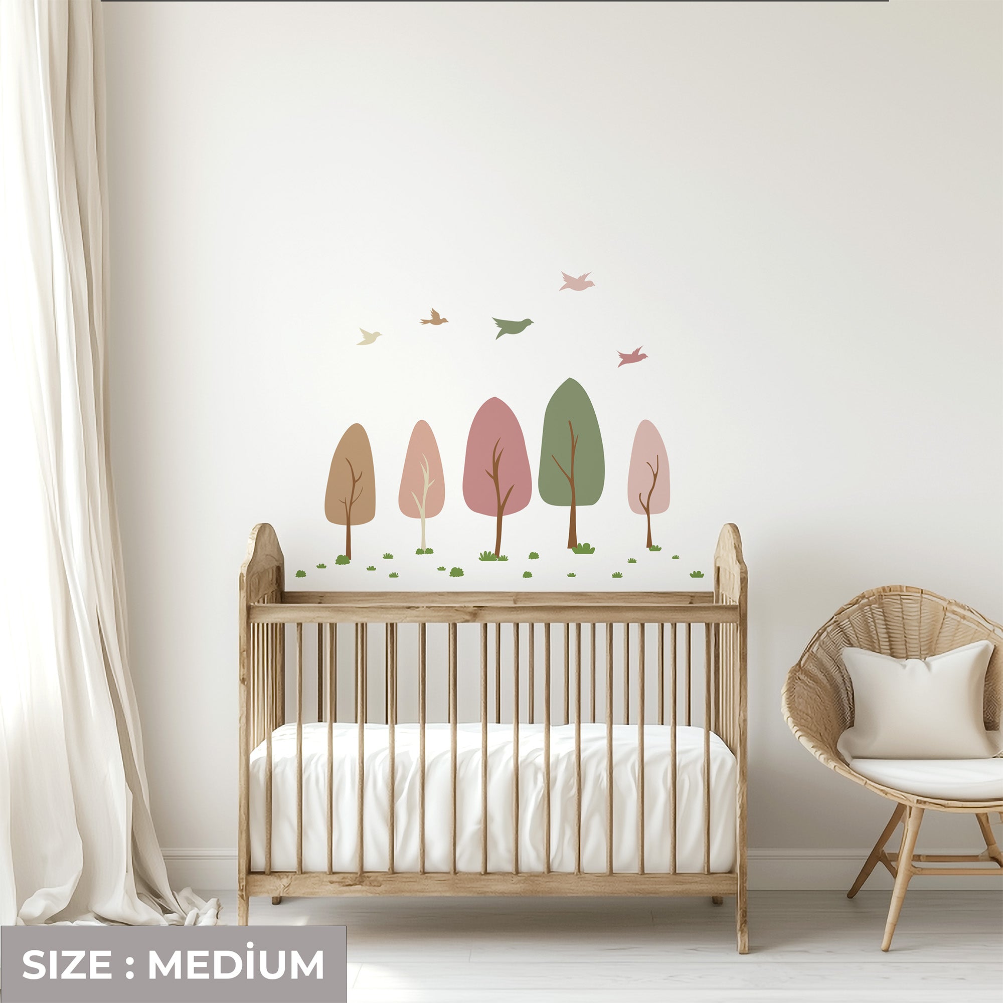 Colorful Trees Wall Decal