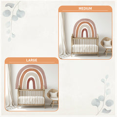 Rainbow Wall Decal: Peel and Stick Nursery Decor