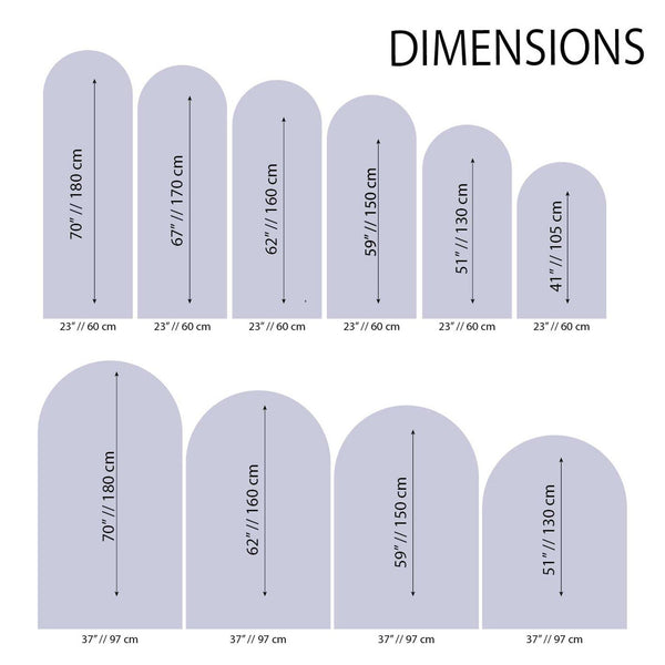 Personalized Arch Wall Decal: Modern Farmhouse Color Block Sticker