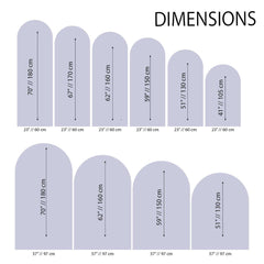 Personalized Arch Wall Decal: Modern Farmhouse Color Block Sticker