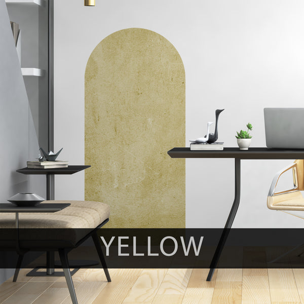 Personalized Arch Wall Decal: Modern Farmhouse Color Block Sticker