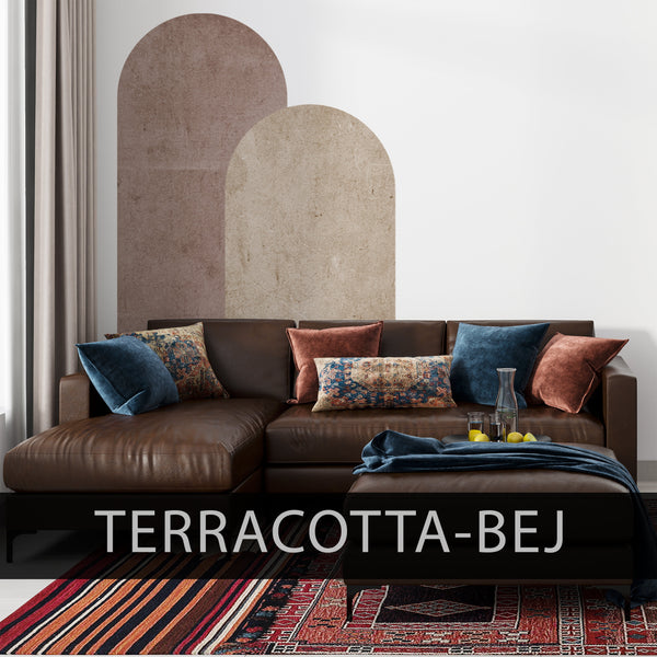 Personalized Arch Wall Decal: Modern Farmhouse Color Block Sticker