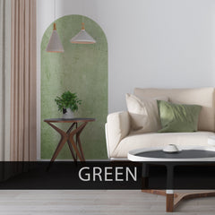 Personalized Arch Wall Decal: Modern Farmhouse Color Block Sticker