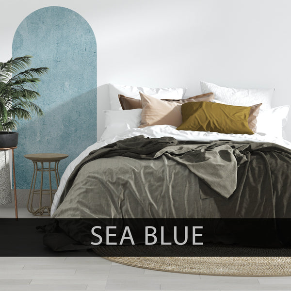 Personalized Arch Wall Decal: Modern Farmhouse Color Block Sticker