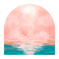 Pink Arch Wall Decal: Boho Nursery Decor Sticker