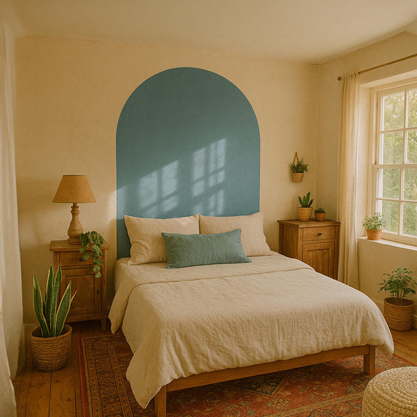 Pink Arch Wall Decal: Easy-Apply Headboard Art