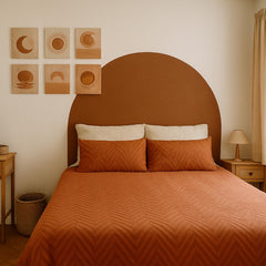 Pink Arch Wall Decal: Easy-Apply Headboard Art