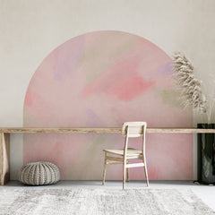 Pink Boho Arch Wall Decal: Nursery & Hotel Decor
