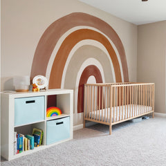 Rainbow Wall Decal: Peel and Stick Nursery Decor