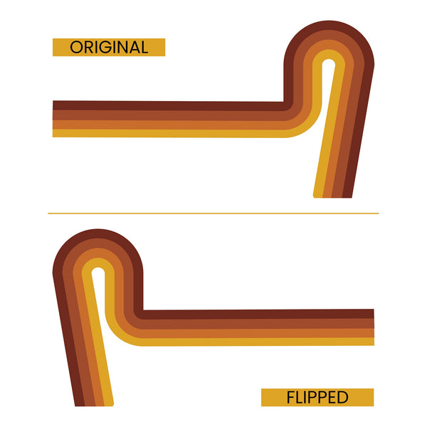 Retro Rainbow Arch Wall Decal - Peel and Stick Headboard