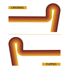 Retro Rainbow Arch Wall Decal - Peel and Stick Headboard