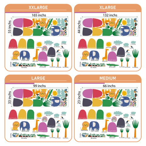 Safari Animal Wall Decal