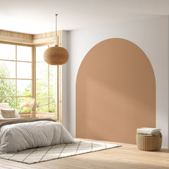 Terracotta Arch Wall Decal: Headboard Sticker, Bedroom Decor