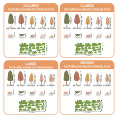 Colorful Trees Wall Decal