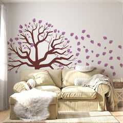 Wall Decal Big Tree Stickers Big Tree Decal Nursery Wall Tattoos With Wall Mural Removable