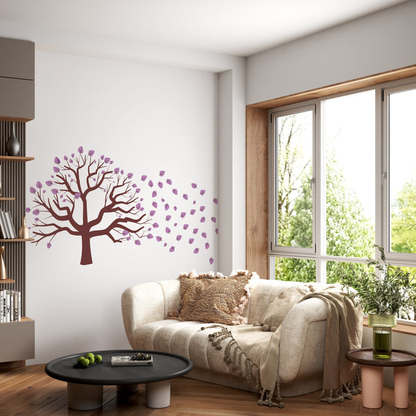 Wall Decal Big Tree Stickers Big Tree Decal Nursery Wall Tattoos With Wall Mural Removable