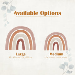 Watercolor Rainbow Wall Decal: Custom Nursery Mural