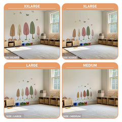 Colorful Trees Wall Decal